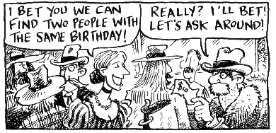 Murderous Maths: What are the chances of 366 strangers all having a  different birthday?
